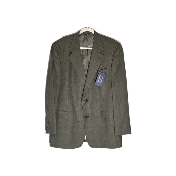 NEW Vintage Austin Reed Sport Coat Blazer Jacket Men's 44L Merino Wool Green USA - Picture 2 of 14